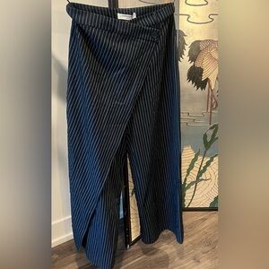 Commense Women’s Striped Navy Dress Pants